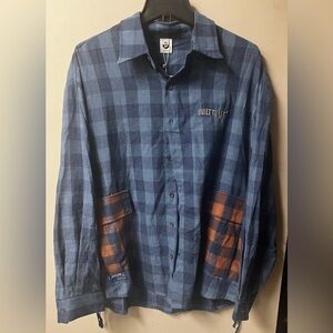 Men's designer Plaid Button Down Casual Shirt